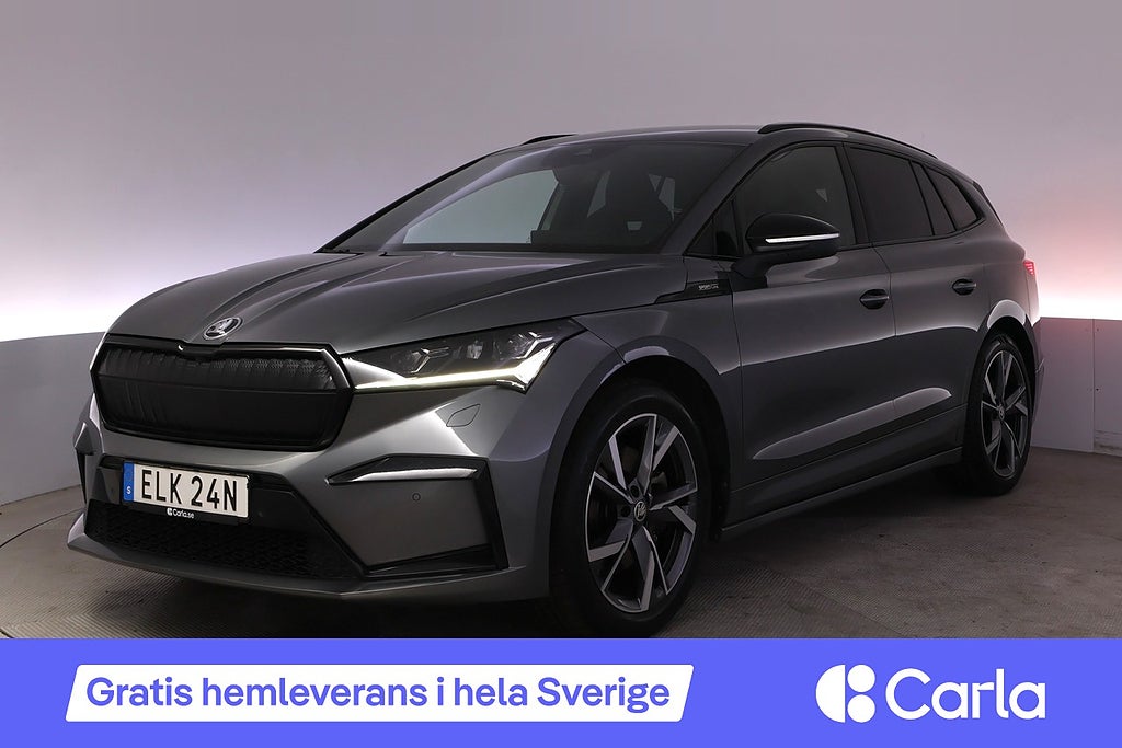 Skoda Enyaq iV 80 Sportline Elstol BSM Drag Kamera Navi