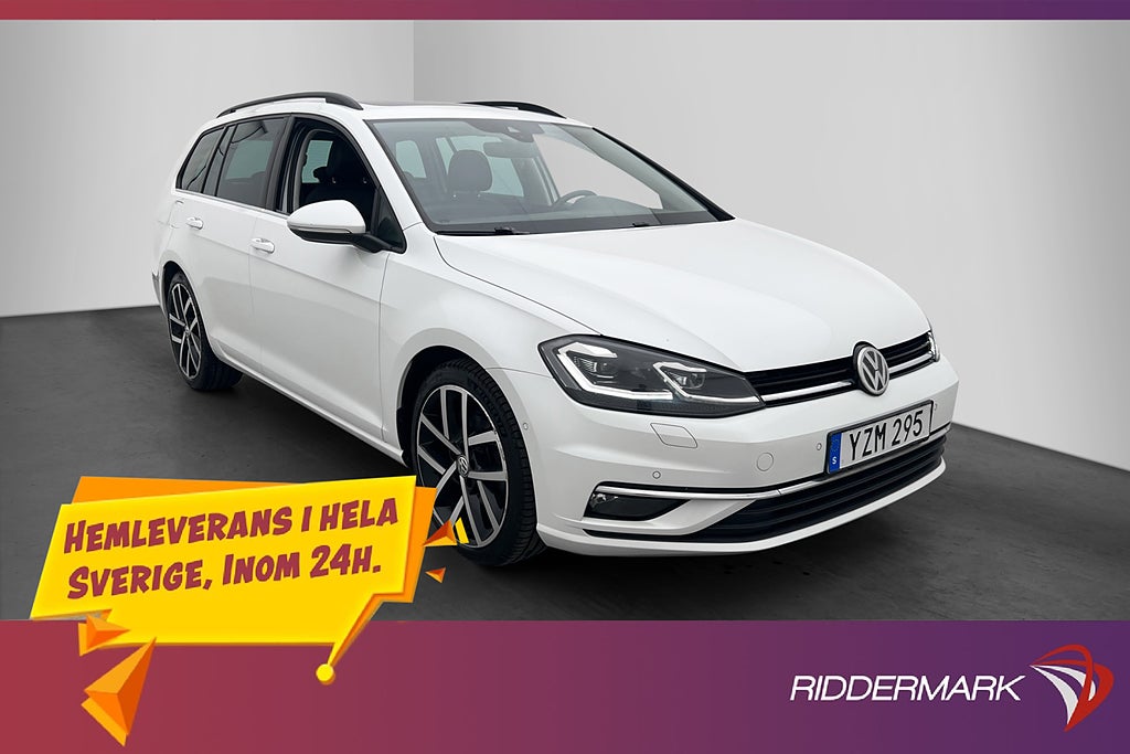 Volkswagen Golf 2.0 TDI Värmare Pano Skinn Kamera CarPlay