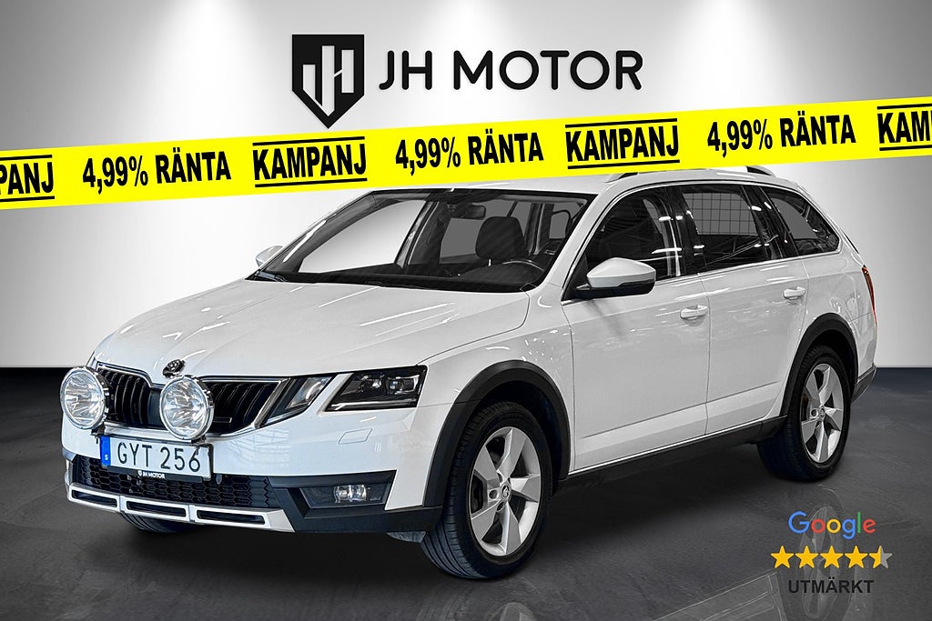 Skoda Octavia Scout 2.0 TDI 4x4 150hk DVÄRMARE/Drag/SoV