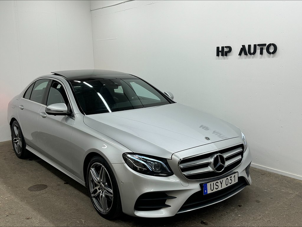 Mercedes-Benz E 220d AMG Sky Pano Navi 360 Nybes/ Nyservad