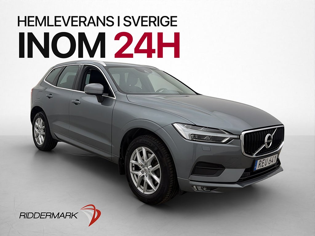 Volvo XC60 D4 AWD 190hk Momentum Drag Halvskinn VOC D-värm
