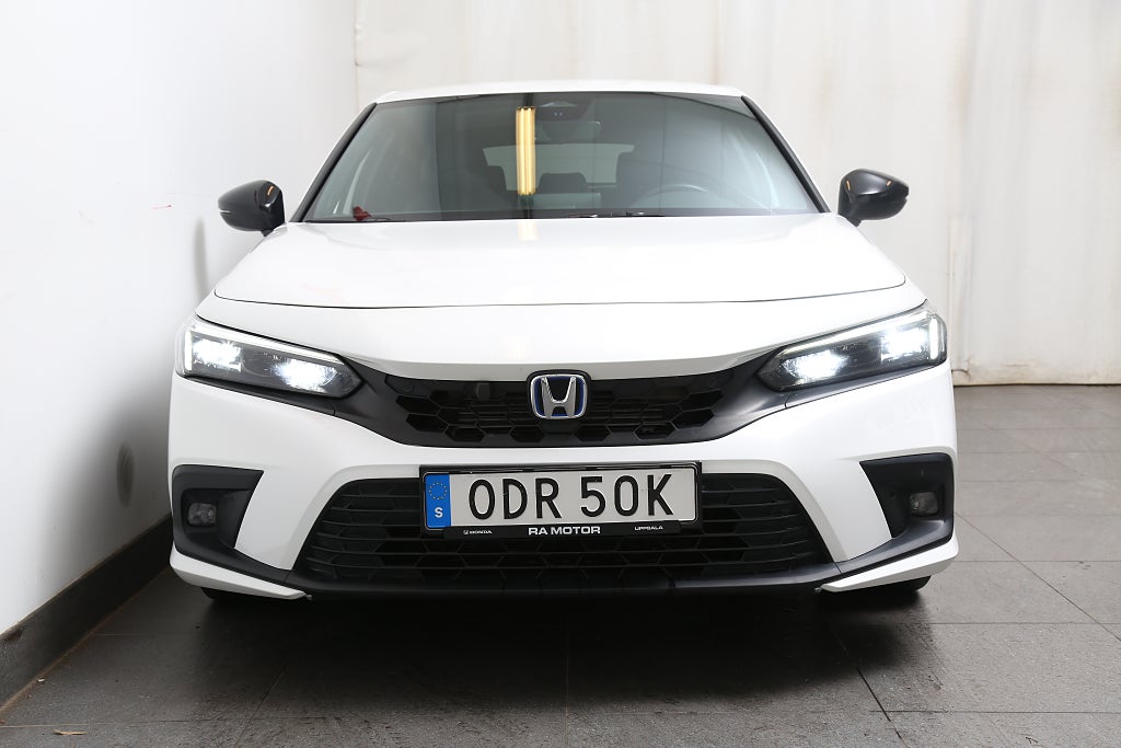 Honda Civic e:HEV Hybrid 184hk e-CVT Sport Motorv Serviceavtal 2023