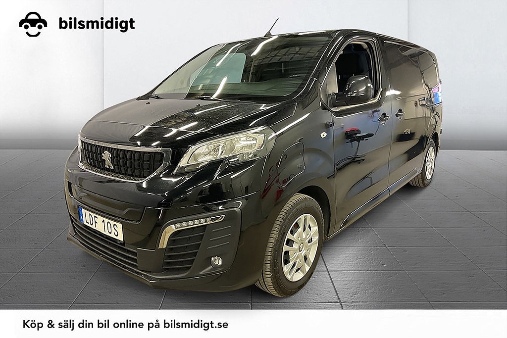 Peugeot e-Expert 75 L2H1 3-sits 2xSidodörr Navi P-Sens