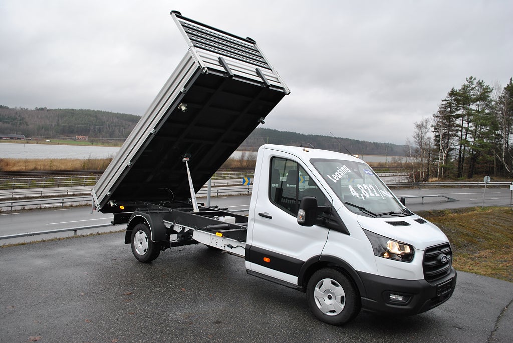 Ford Transit 165 HK Automat S/Cab med 3-Vägs Tipp 