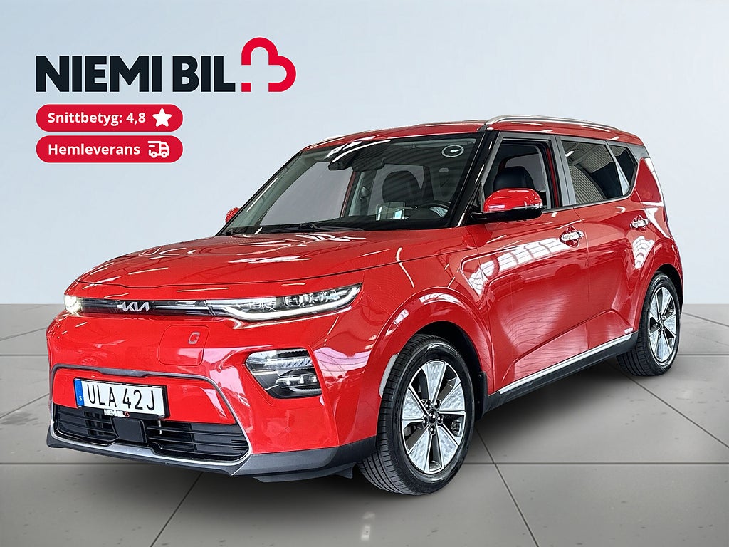 Kia Soul e- 64 kWh GLS S&V-hjul/Kamera/Skinn/H/K/Carplay/HuD/Nav