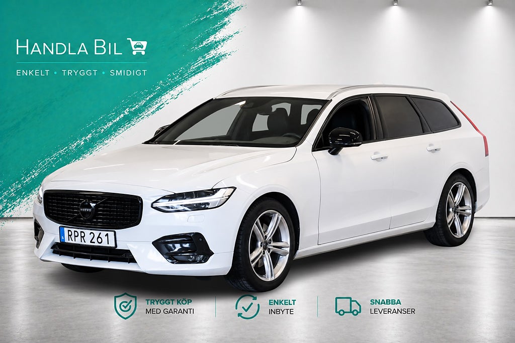Volvo V90 D4 AWD R-Design Värmare B&W Kamera Drag SoV