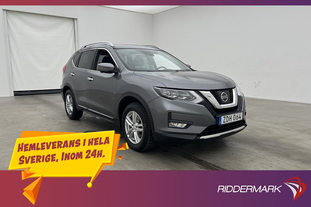 Nissan X-Trail 1.6 163hk Tekna Pano Drag Skinn 360°