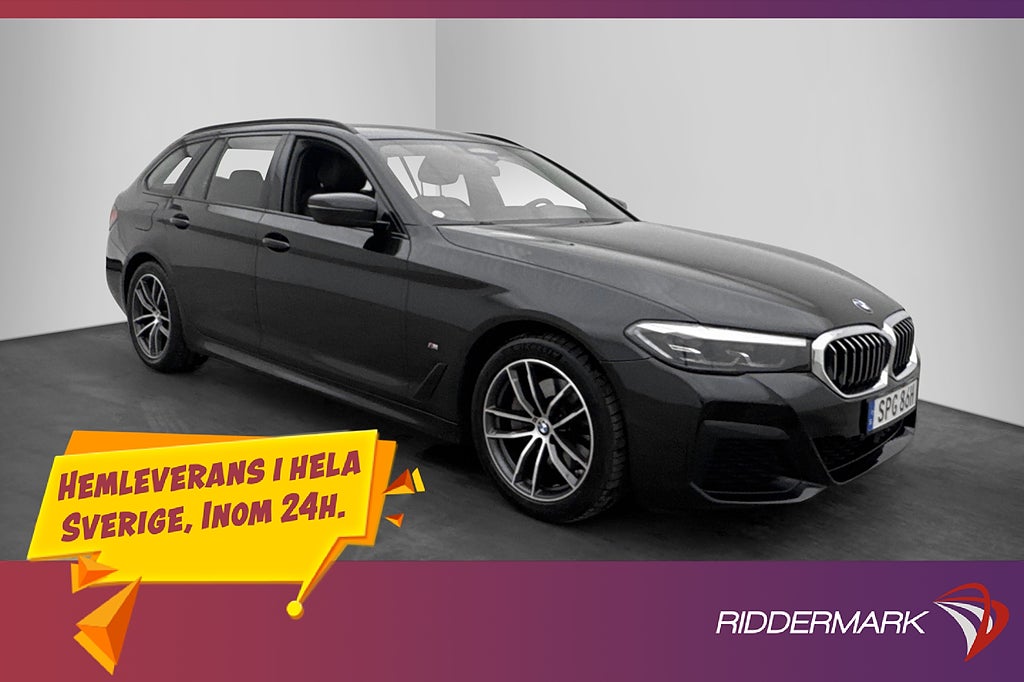 BMW 520 D xDrive Touring M Sport Kamera CarPlay Skinn Drag