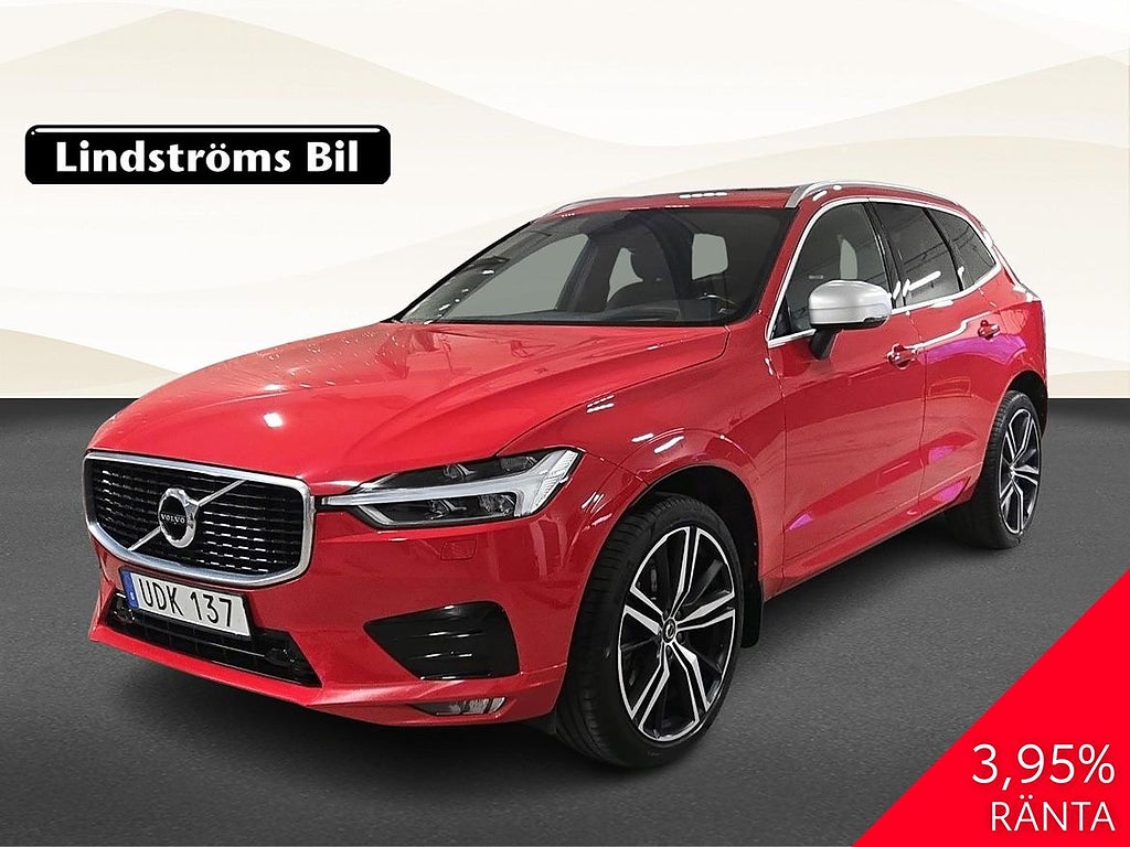 Volvo XC60 T5 AWD R-Design V-hjul Panorama-glastak