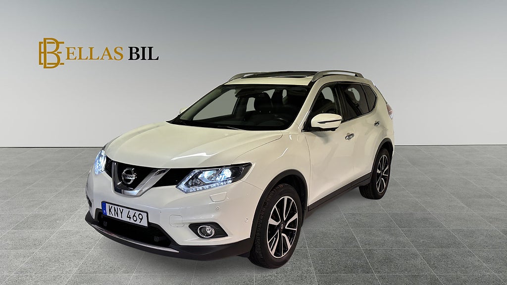 Nissan X-Trail 1.6 DCI 130HK TEKNA PANO® 360° DRAG NAVI SKINN VÄRMARE