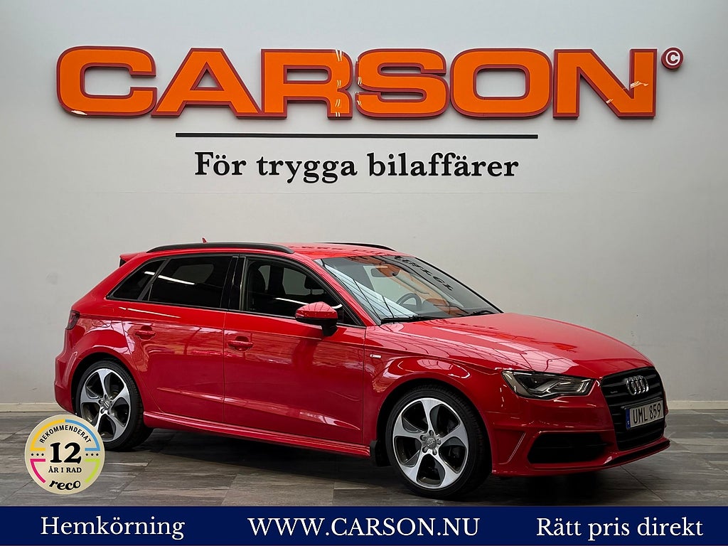 Audi A3 Sportback 2.0 TDI Q S-Line Navigation Dragkrok 