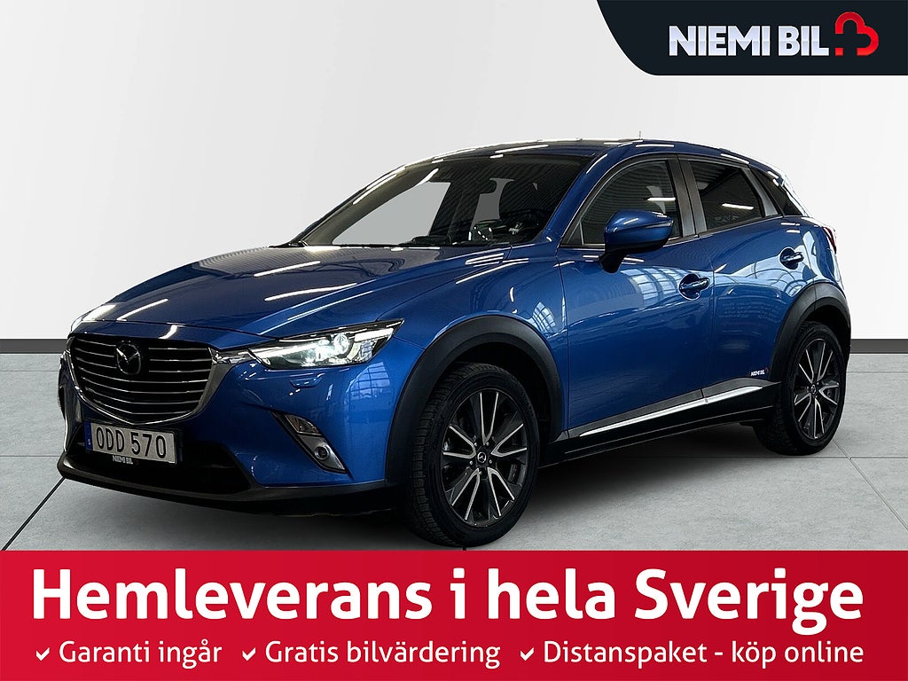Mazda CX-3 2.0 Optimum BOSE/Kamera/Drag/HUD/Skinn/Navi