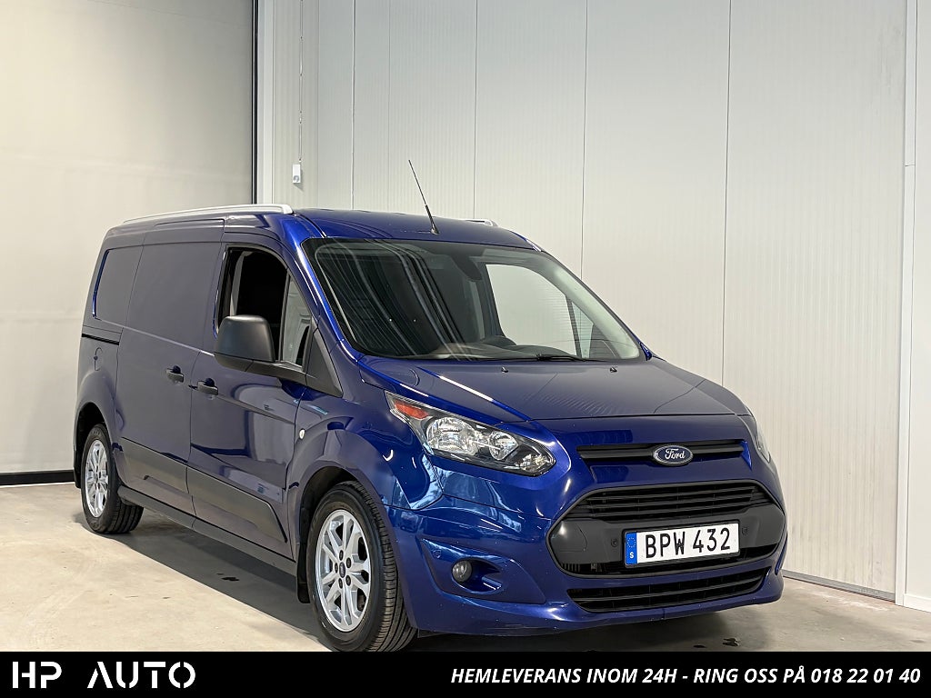 Ford Transit Connect 1.5TDCi LWB 230 Drag D-värm 3-sits Långa version