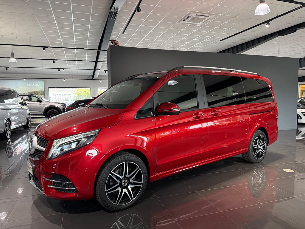 Mercedes-Benz V 300d 4matic AMG Lång Värmare Drag 7-sits - bild 19