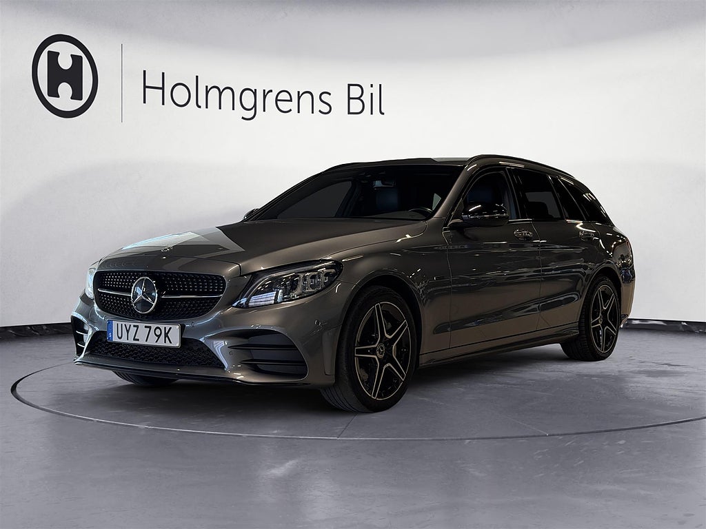 Mercedes-Benz C 300 T e E AMG Night Ed 320hk Drag Navi Backkamera | Ränta 2,99%