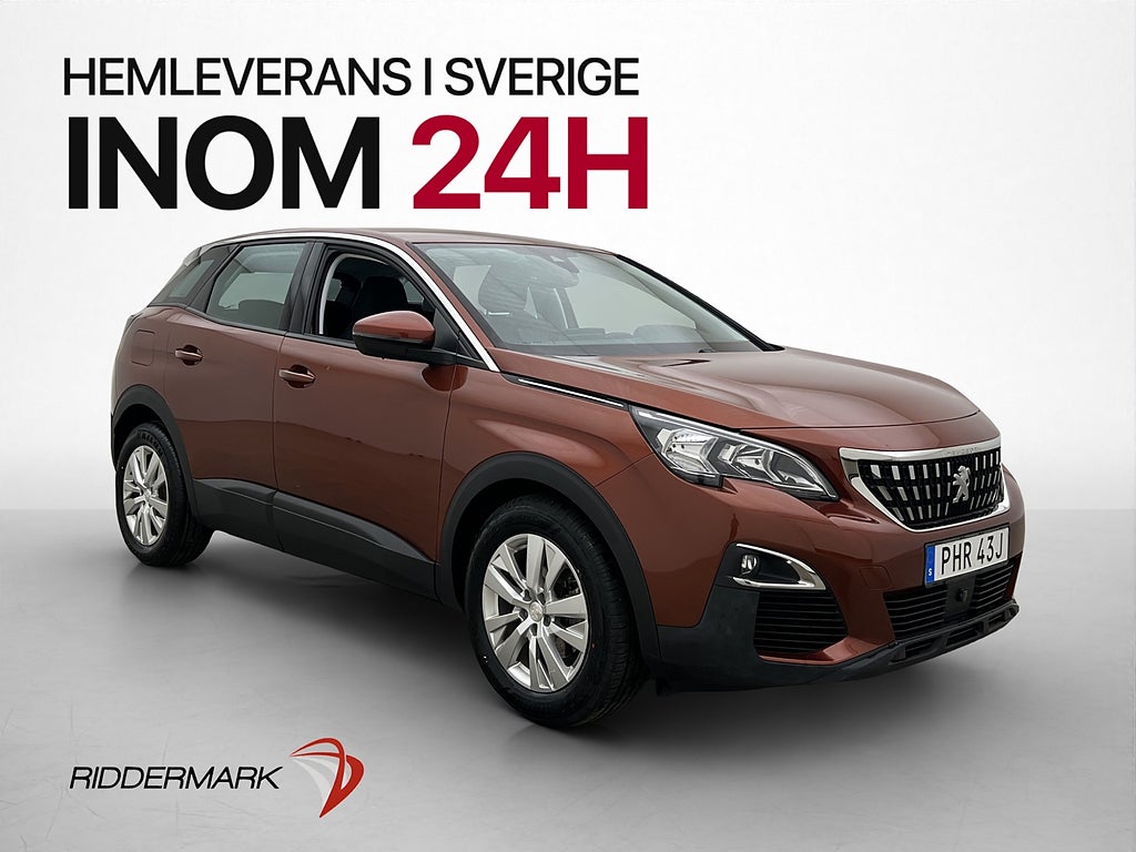 Peugeot 3008 1.2 PureTech Active Värmare Dragkrok CarPlay
