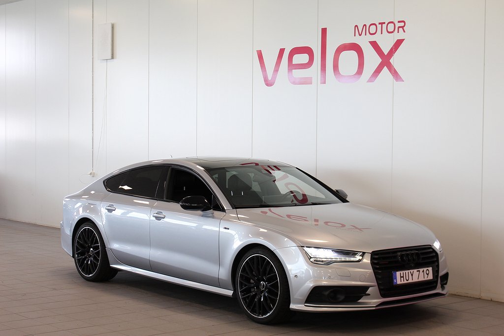 Audi A7 Sportback 3.0 TDI V6 272hk quattro S-Line PANO HUD