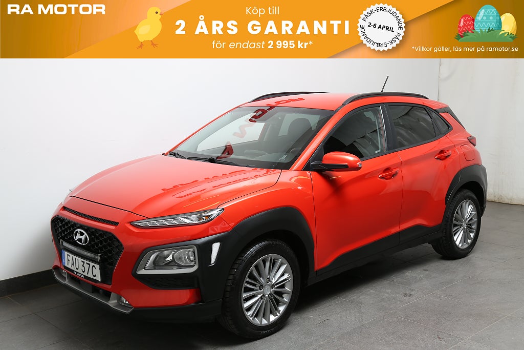 Hyundai Kona 1,6 T-GDI 177hk AWD Trend Aut Motorv Dragkrok 2019