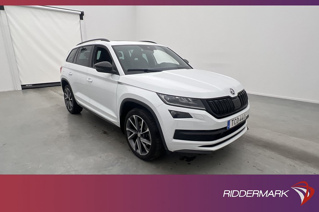 Skoda Kodiaq 4x4 SportLine 7-Sits Cockpit Värm Pano Canton