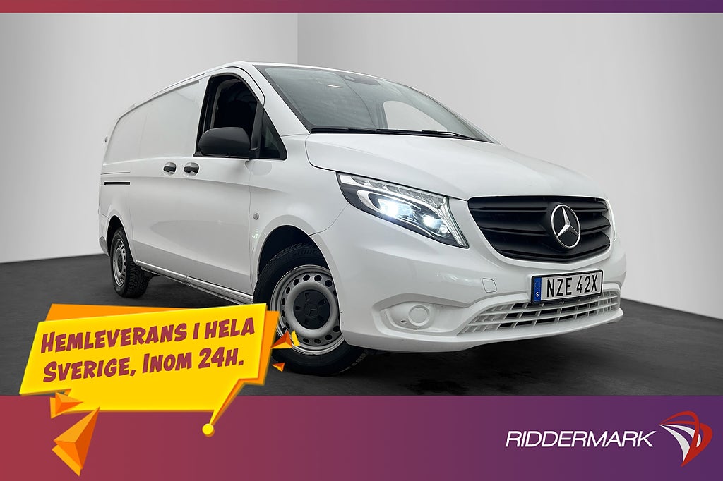 Mercedes-Benz Vito L2 116CDI Värm Drag LED CARPLAY B-Kamera