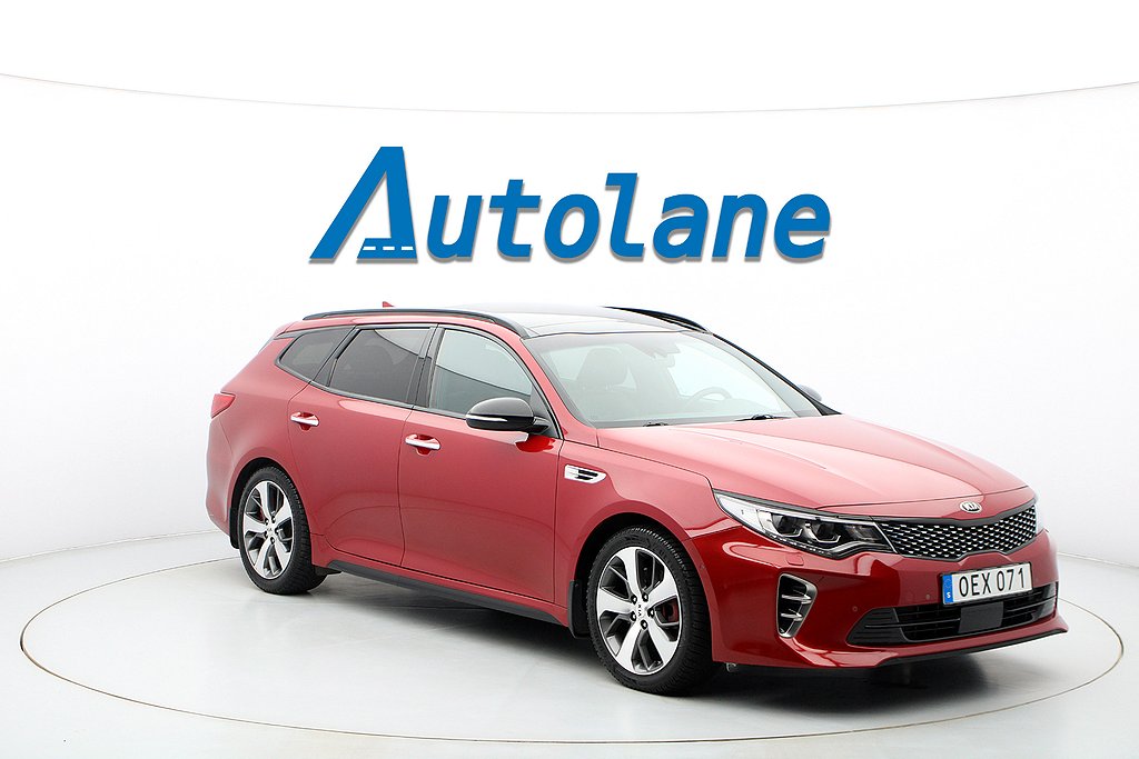 Kia Optima Sport Wagon GT 2.0 Turbo, Panorama, H/K, 245hk