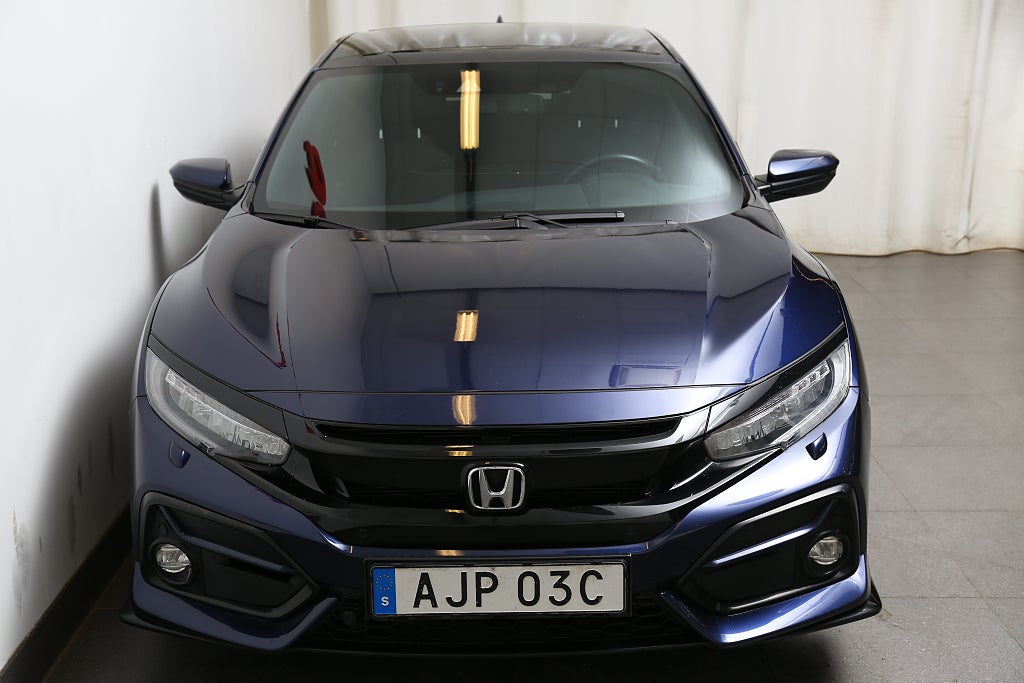 Honda Civic 1,5 i-VTEC Turbo 182hk Sport Plus 5D Motorvärmare 2021