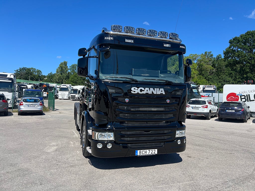 Scania R490 8x4*4 Tridem Kranväxlare, Palfinger 27002 Kran
