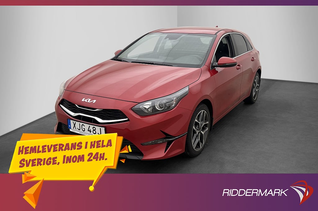 Kia Ceed 1.5 160hk Advance Plus Kamera CarPlay Navi Rattvärm