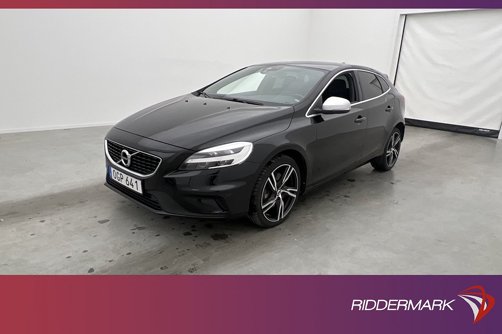 Volvo V40 D4 190hk R-Design VOC Värm Pano Navi Sensorer