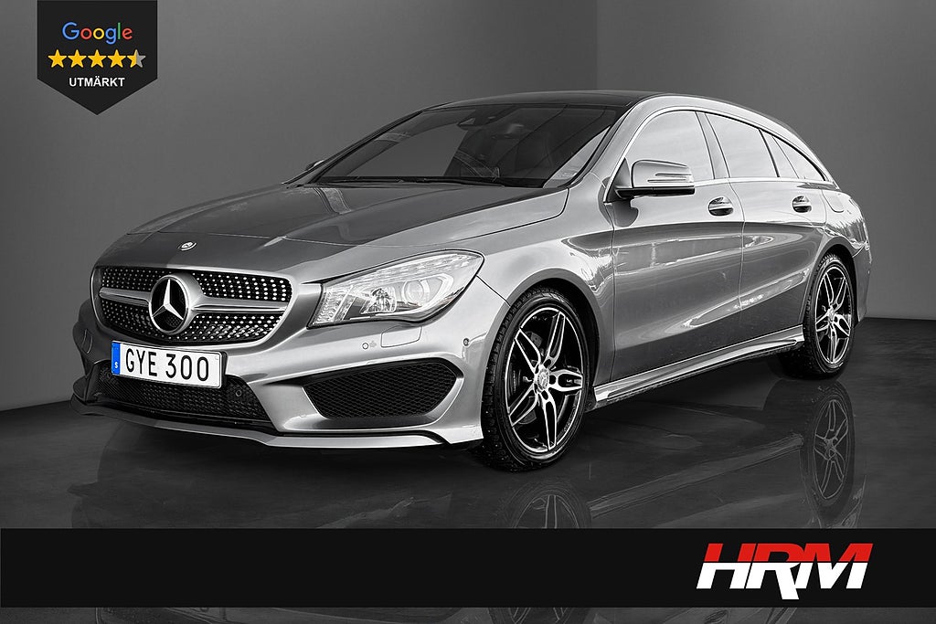 Mercedes-Benz CLA amg Shooting brake 7g kamera pano värmare