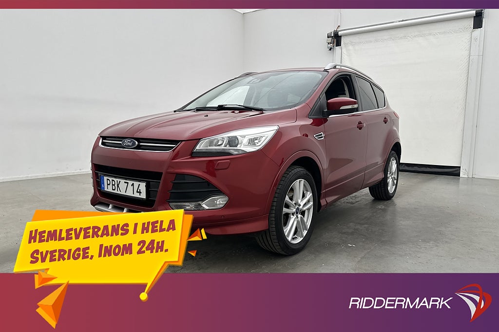 Ford Kuga 1.5 EcoBoost 150hk Titanium X P-Sensorer Halvskinn