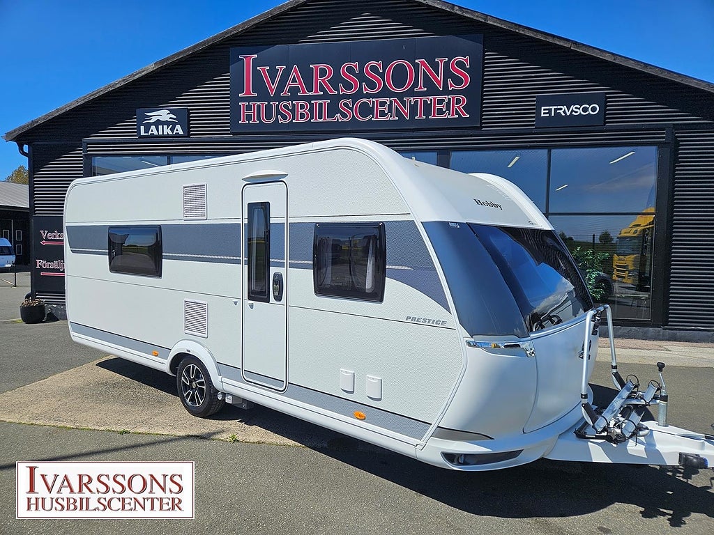 Hobby 560 WFU Prestige / Alde / Mover / AC / Lufttält