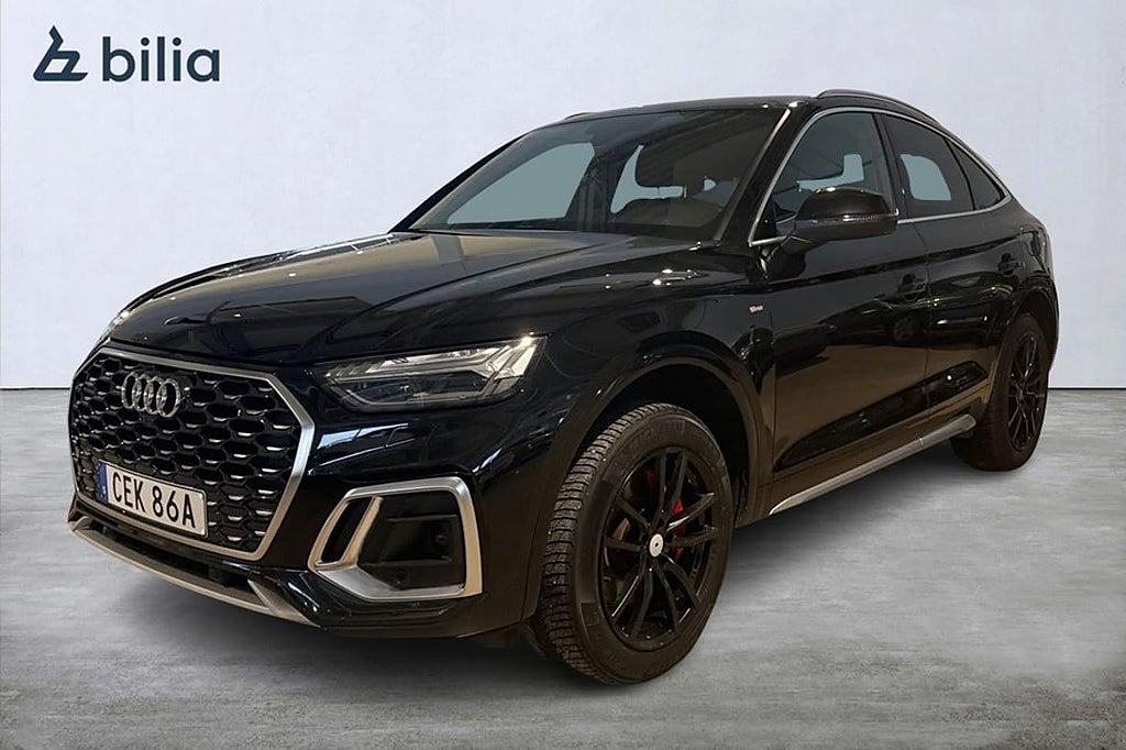 Audi Q5 55 Sportback TFSI e quattro Q S- Line 367hk Dragkrok - B&O ljuds