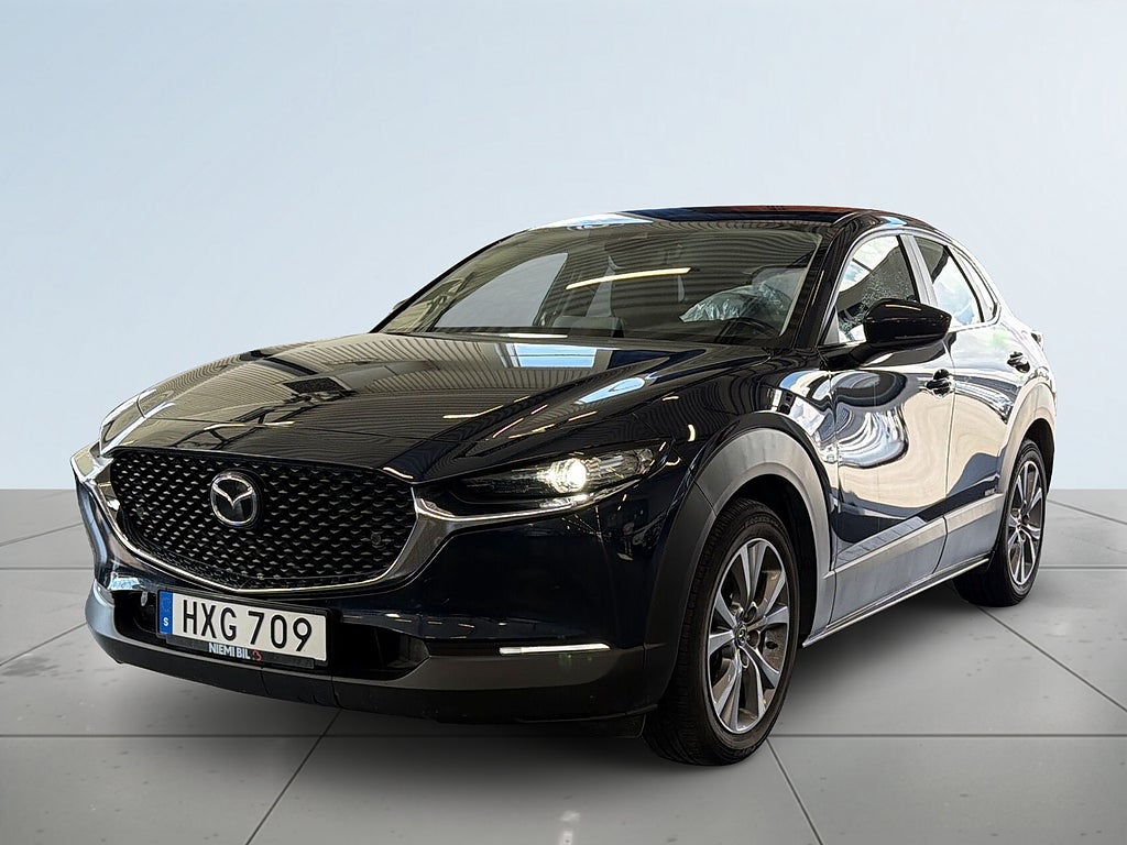 Mazda CX-30 2.0 e-SKYACTIV-G M Hybrid S&V hjul/M&K-värm/huD/Carplay