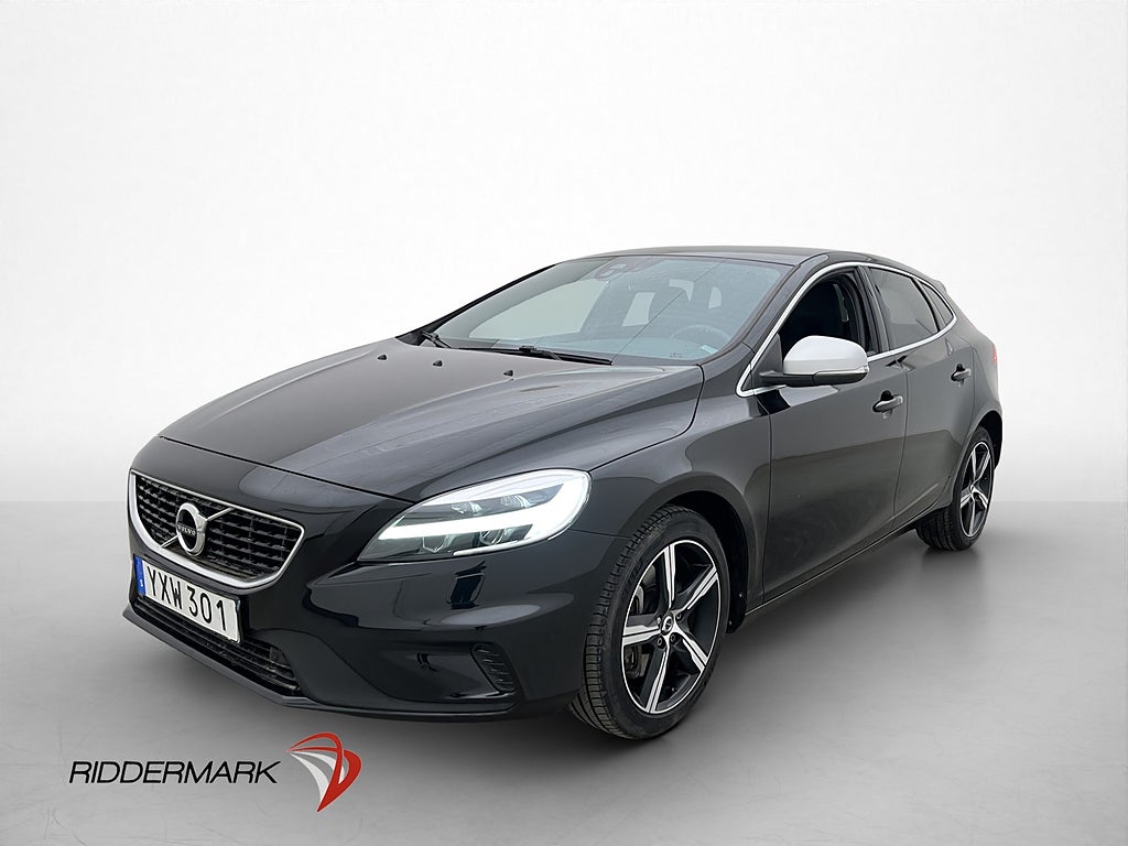 Volvo V40 T3 152hk R-Design VOC Värm Kamera Skinn/Alcantara