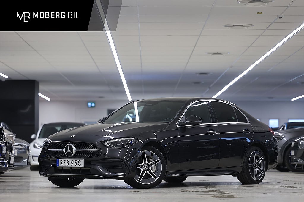 Mercedes-Benz C 300 e 313hk AMG 360 Pano Värmare Navi
