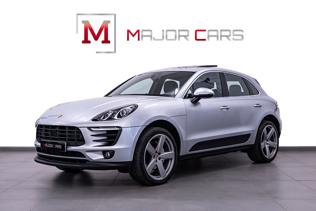 Porsche Macan S Diesel PDK Sport Chrono Pano 21" 14-Vägs Carplay Drag