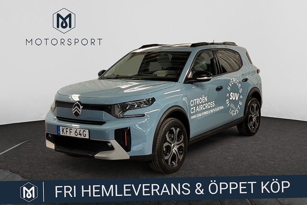 Citroën C3 Aircross Hybrid 136 1.2 Plus Aut Backkamera DEMO