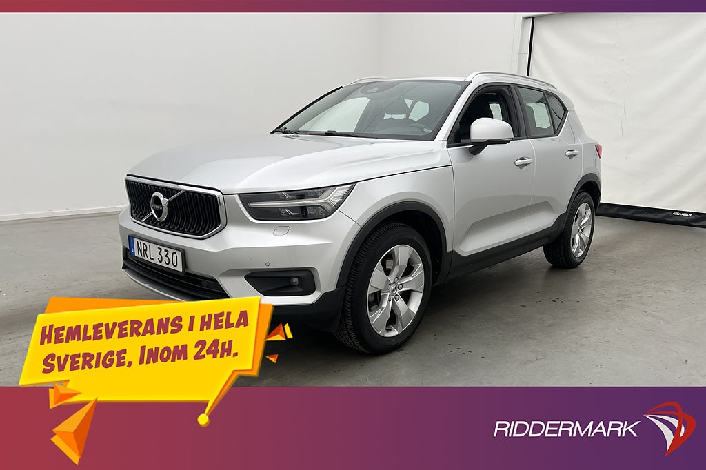 Volvo XC40 D4 AWD 190hk Momentum VOC Värm Kamera Skinn Drag
