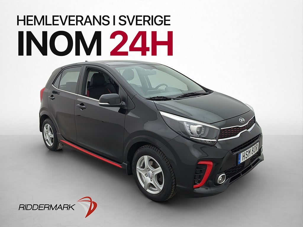 Kia Picanto 1.0 T-GDI 100hk GLS Kamera Bluetooth Skinn