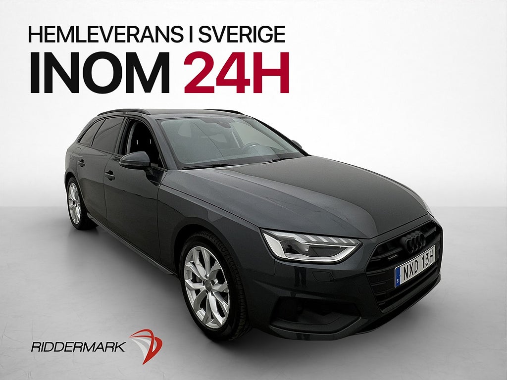 Audi A4 40 TDI Drag A-CarPlay Navi Värmare Sensorer Isofix