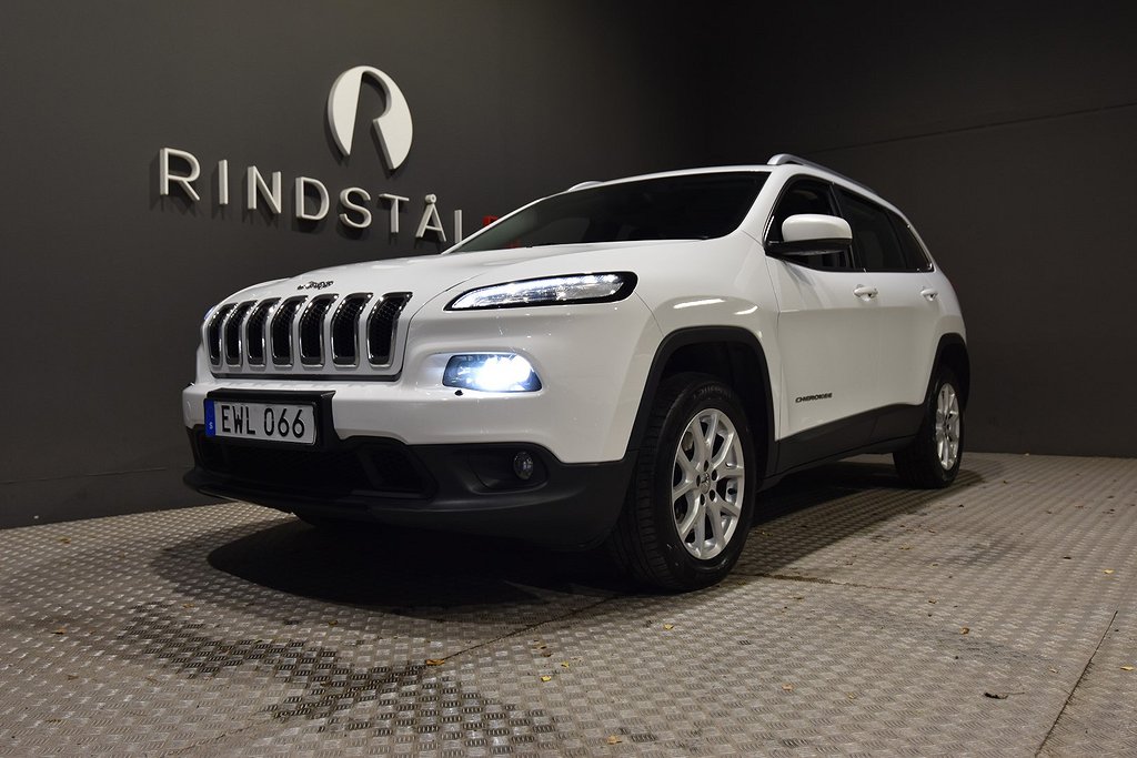 Jeep Cherokee 2.0 CRD 170 HK AUT 4WD PDC NYBES 0.51L/MIL 17"