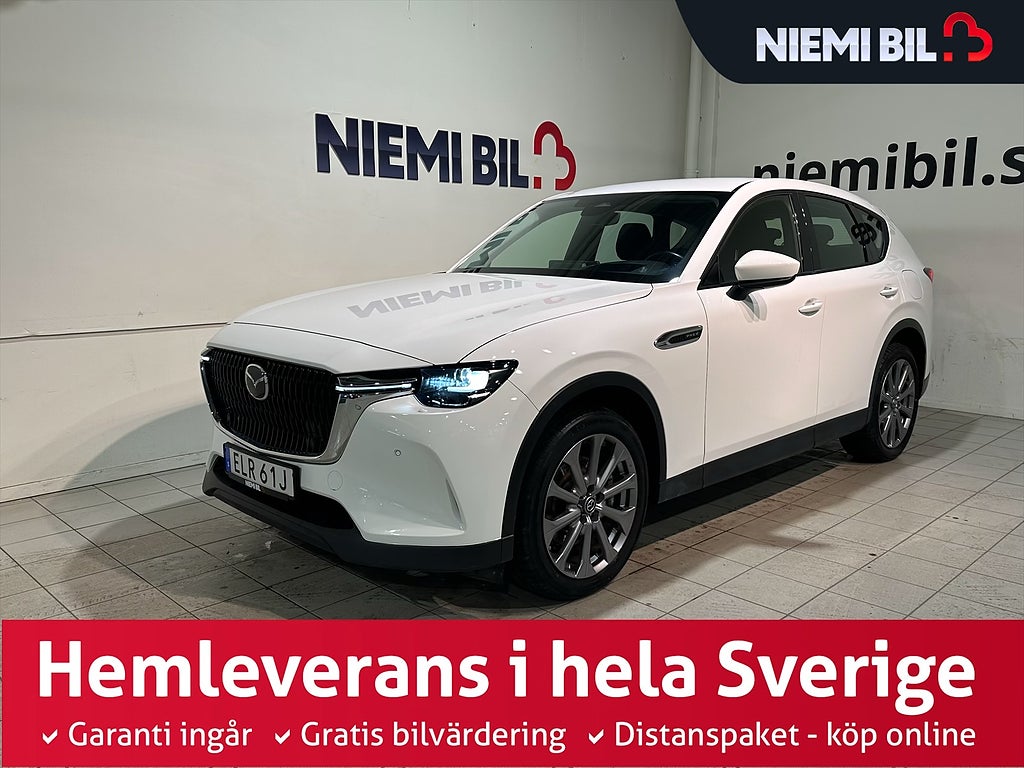 Mazda CX-60 PHEV AWD 327hk Kamera Pvärm GPS HuD SoV MOMS