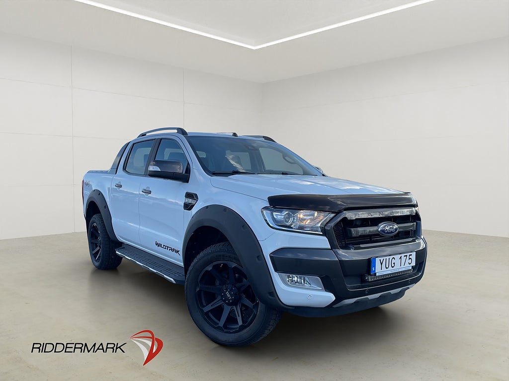 Ford ranger Wildtrak 4x4 3.2 Värmare Drag Diff CARPLAY Moms