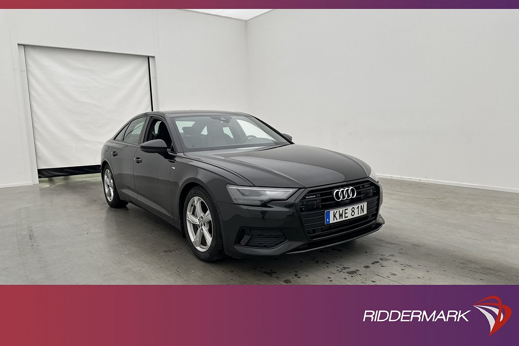 Audi A6 Sedan 45 TFSI Q S-Line Värmare 360° Navi S-Säten