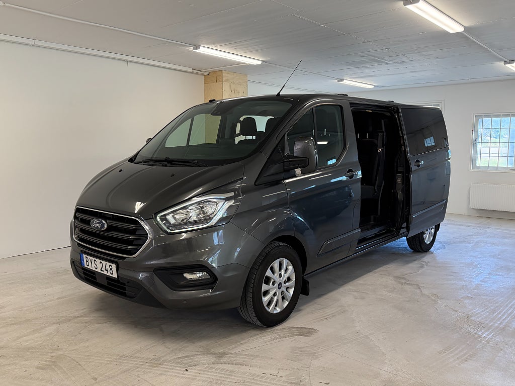 Ford transit Custom 340 Crew 2.0 TDCi Automat 6-sits MOMS SE SPEC