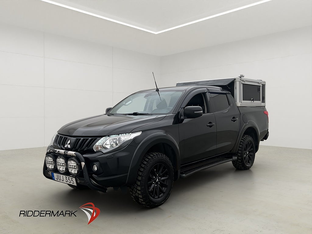 Mitsubishi L200 Premium 2.4 4WD HUNDKÅPA Drag Skinn Moms