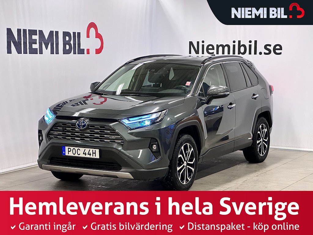 Toyota RAV4 Hybrid AWD 222hk Kamera/Drag/Mok/Skinn/SoV-hjul