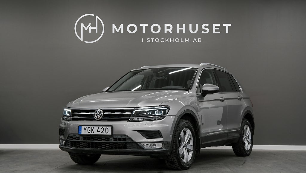 Volkswagen Tiguan 2.0 TSI 4Motion Euro 6 Adaptiv 1 ägare P-värme Massage