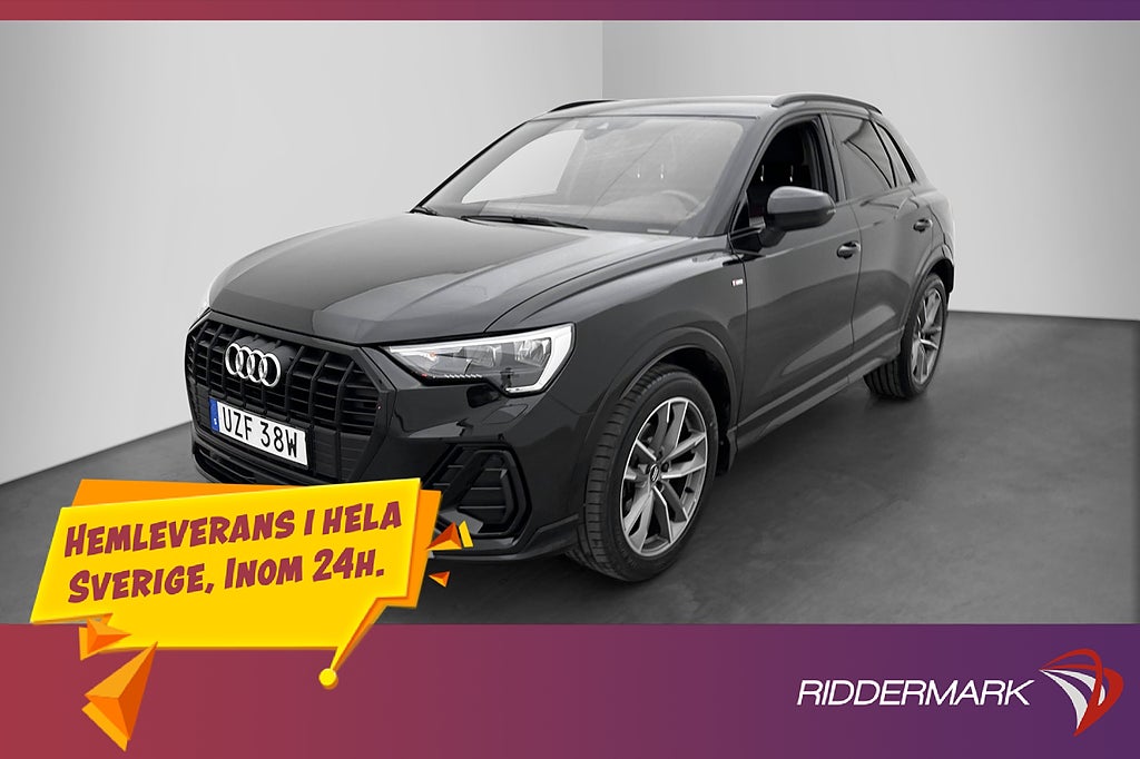 Audi Q3 35 TFSI 150hk S-Line Cockpit Värmare Alpin Carplay